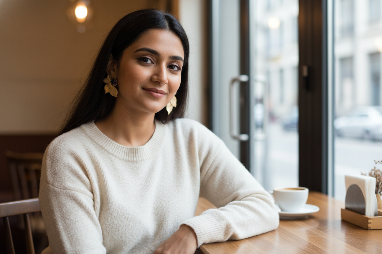 Golden Lilly Classy Ear Studs