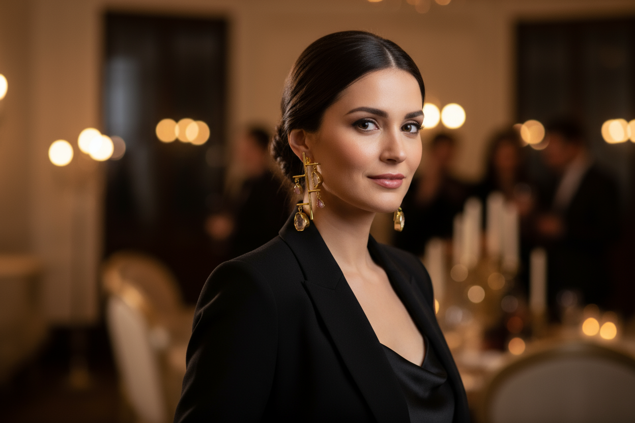 Gem Climbers Statement Earrings