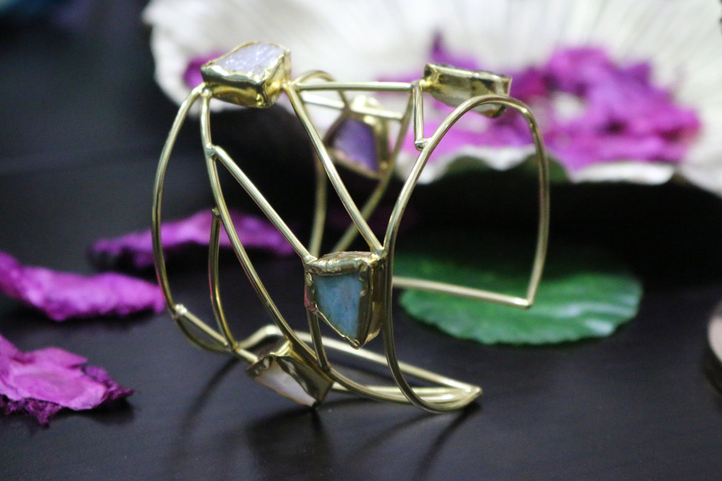 Jumbo Statement Multi Colour Hand Cuff