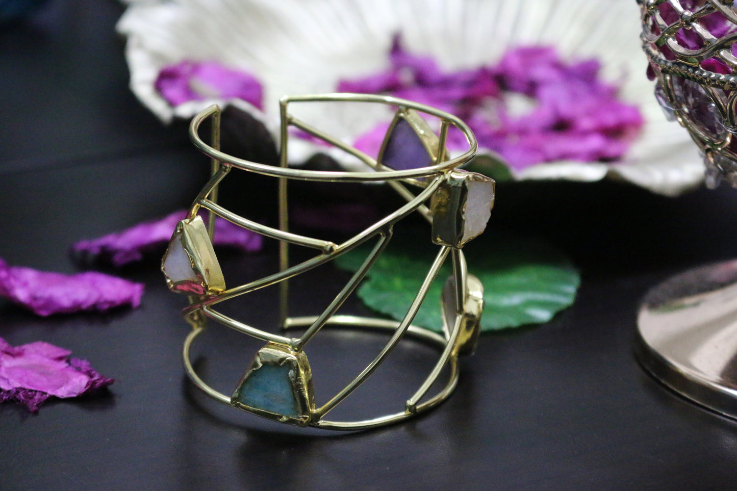 Jumbo Statement Multi Colour Hand Cuff