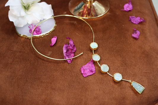 Serene Turquoise Natural Stone Choker