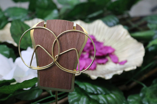 Triangle In the Loop Simple Earring