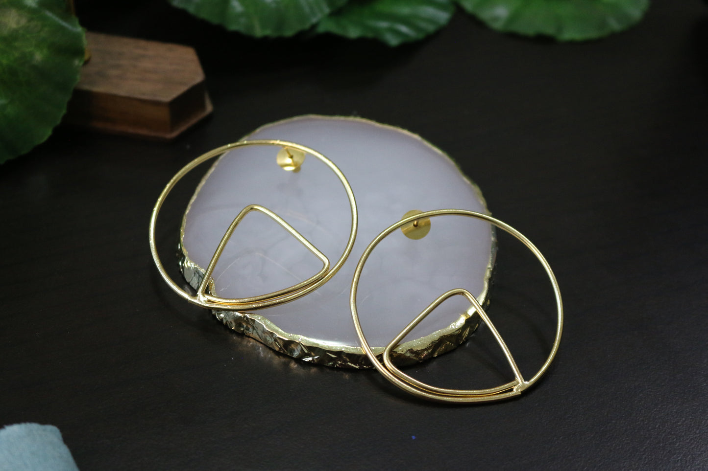 Triangle In the Loop Simple Earring